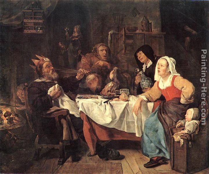Gabriel Metsu The Lord of Misrule